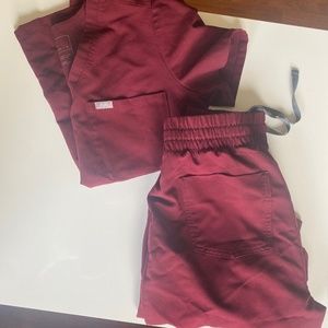 Women’s Burgundy Figs Scrubs